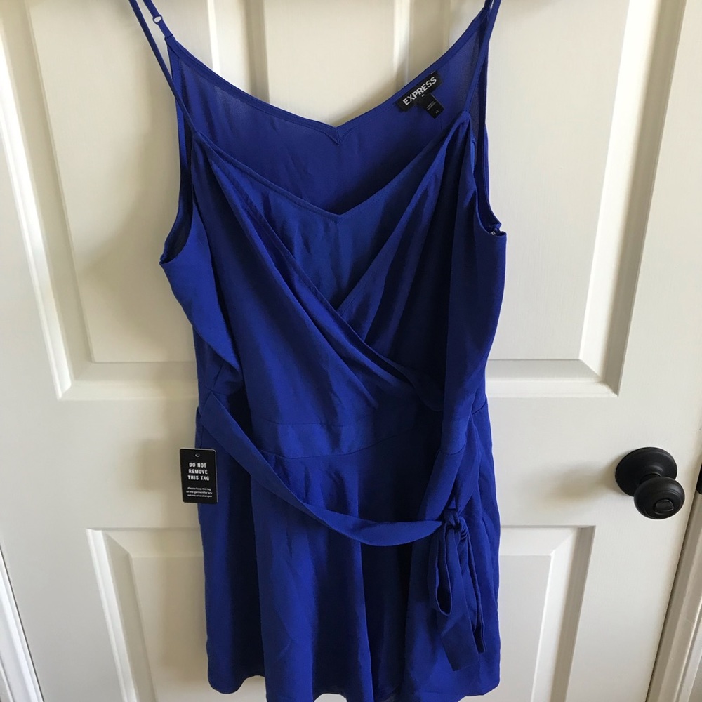Spaghetti strap romper from Express